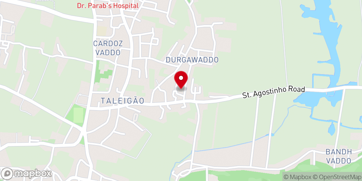 Map showing location of Hindustani Covenant Church