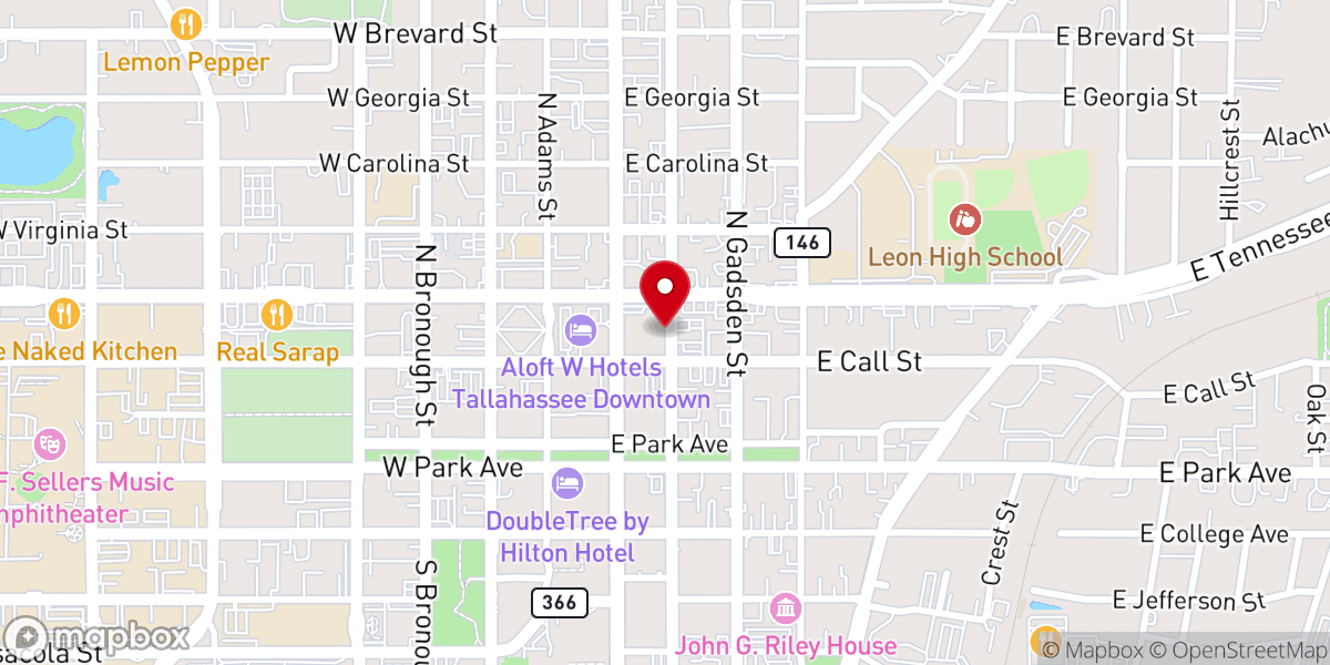 Map showing location of Saint Johns Episcopal Church
