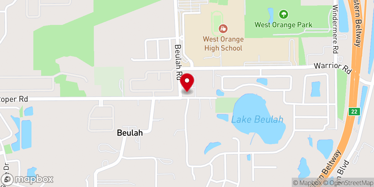 Map showing location of Faith Family Community Church