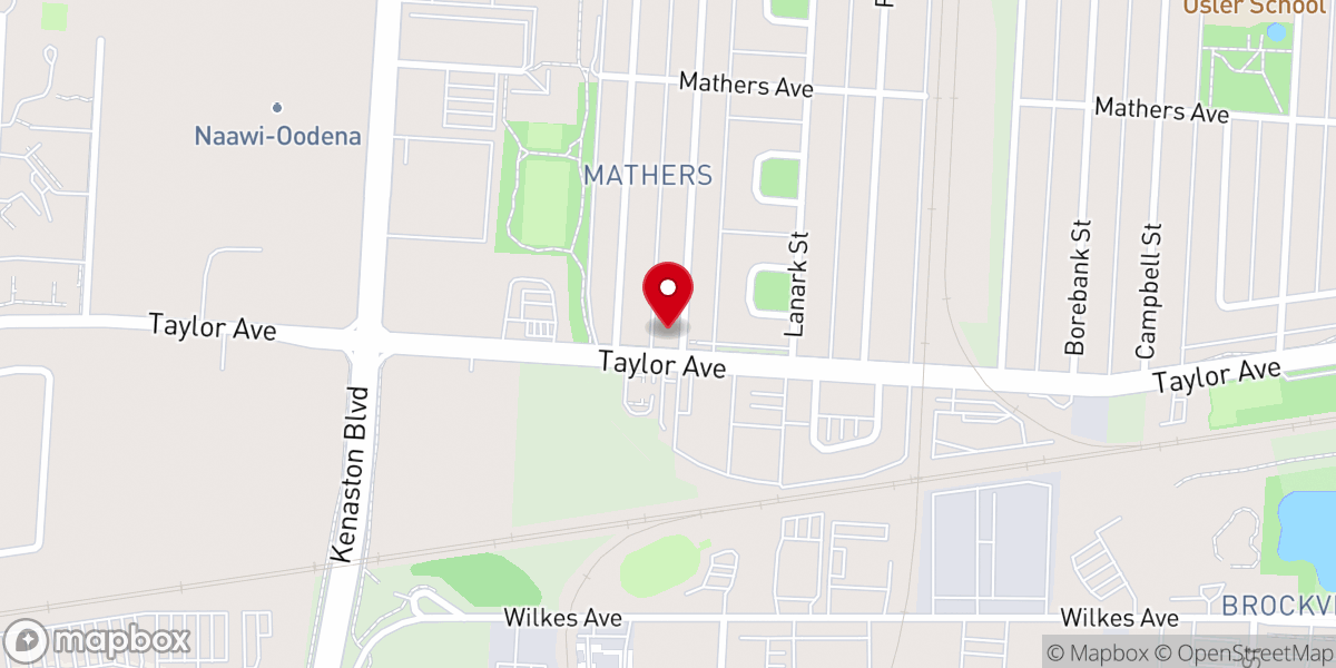 Map showing location of New Apostolic Church