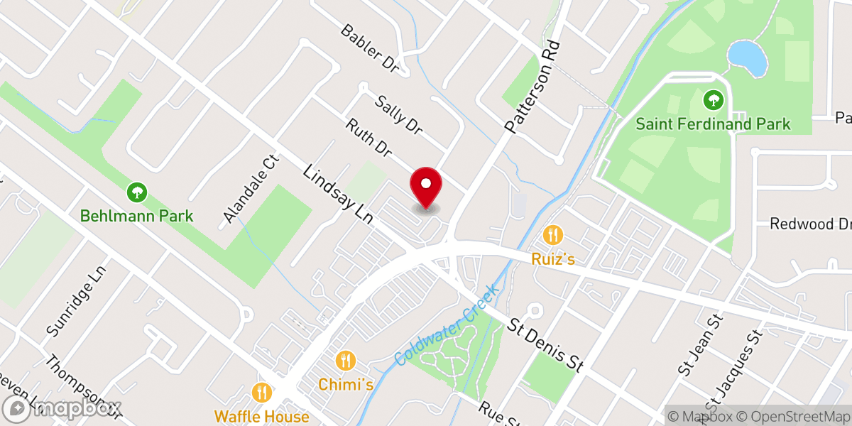 Map showing location of Shofar Christian Church