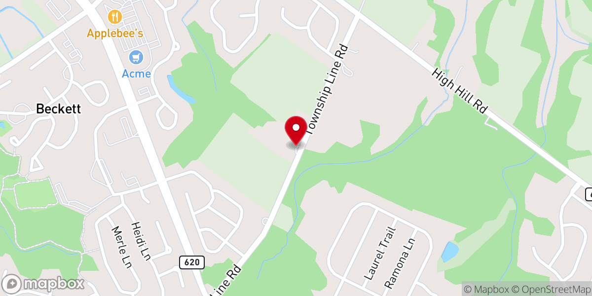 Map showing location of G & G Farm Market