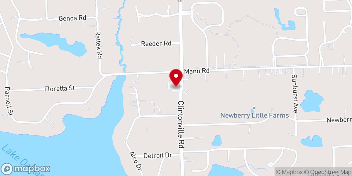 Map showing location of Cross Walk Family Church
