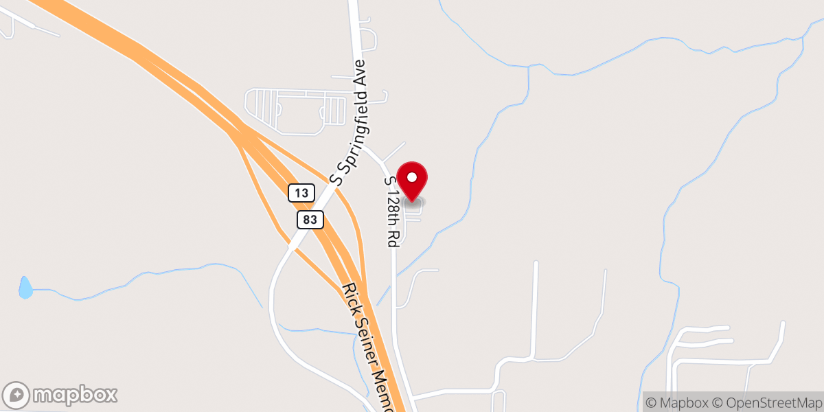Map showing location of Berean Baptist Church