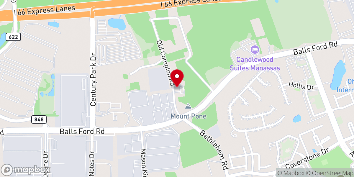 Map showing location of Holy Light United Baptist