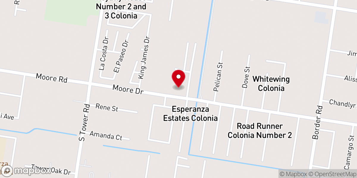 Map showing location of Iglesia Bautista Emanuel