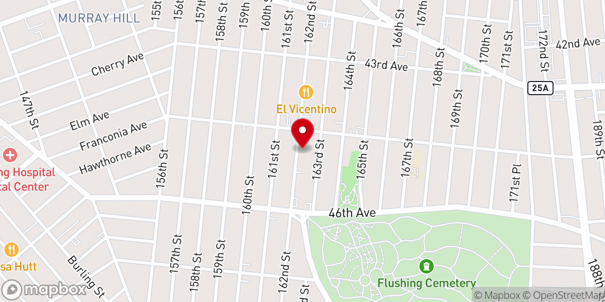 Map showing location of Ny Dream Community Church