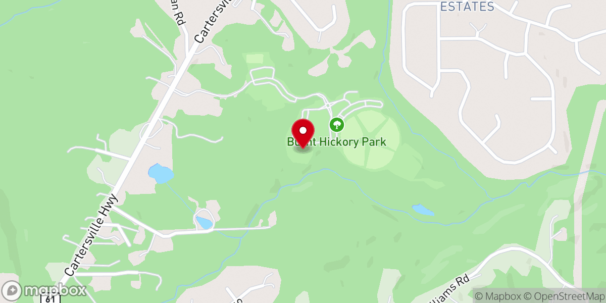 Map showing location of Creekside Church