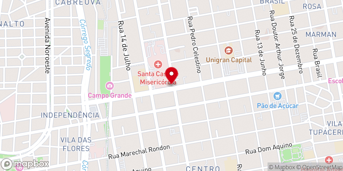 Map showing location of Paróquia Pessoal Nossa Senhora da Saúde (Capelania Hospitalar)