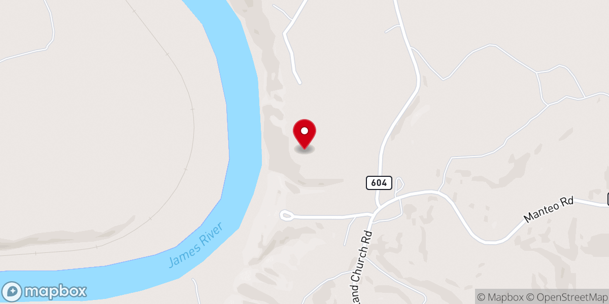 Map showing location of Lotus View Retreat