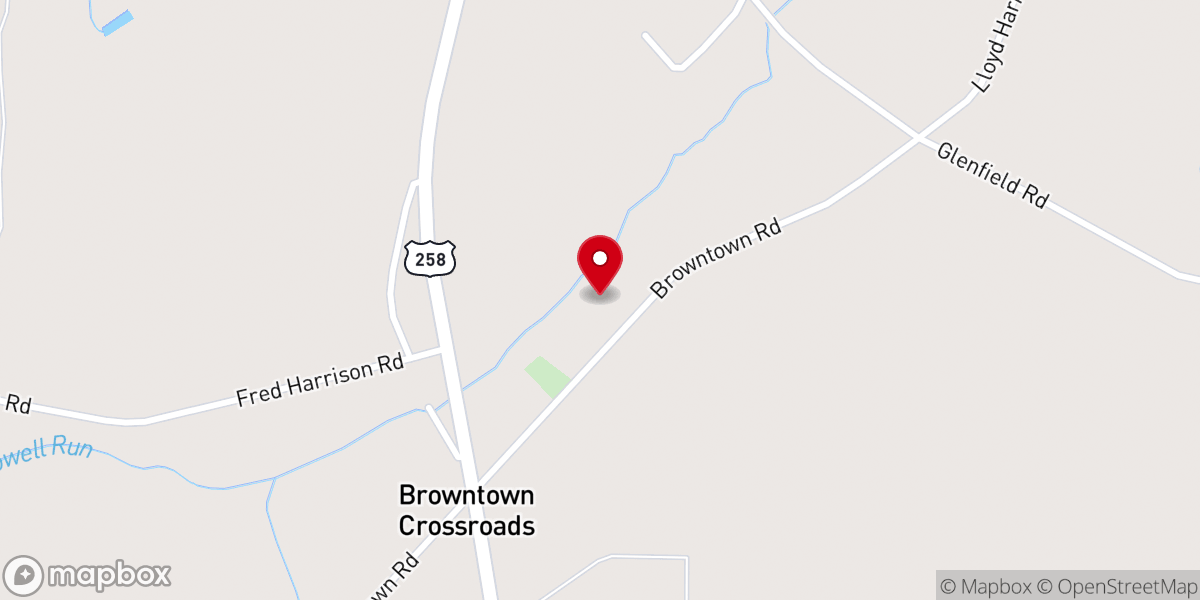 Map showing location of New Christian Fellowship Center