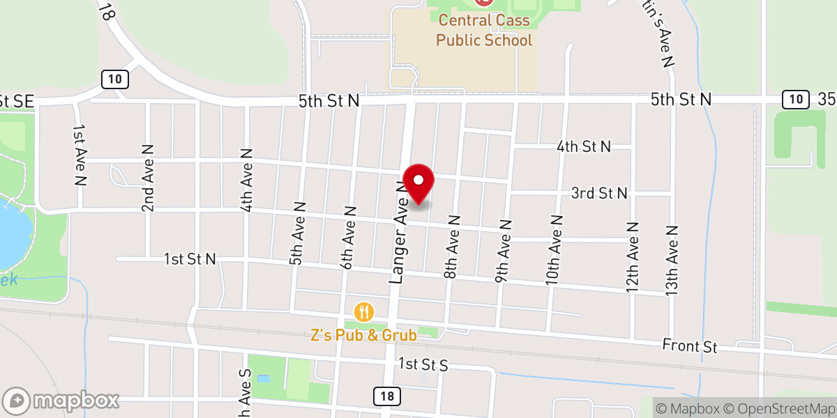 Map showing location of St Leo's Parish