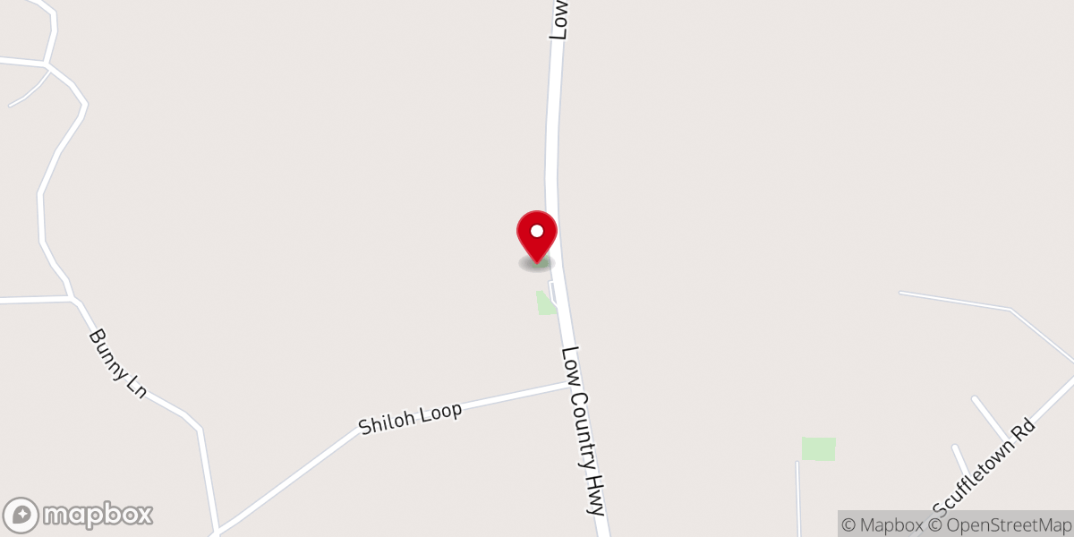 Map showing location of Shiloh Baptist Church