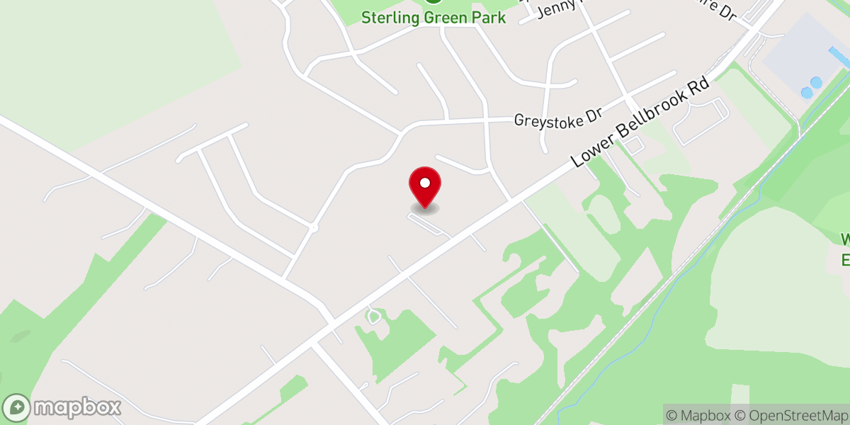 Map showing location of Bethel Community Church