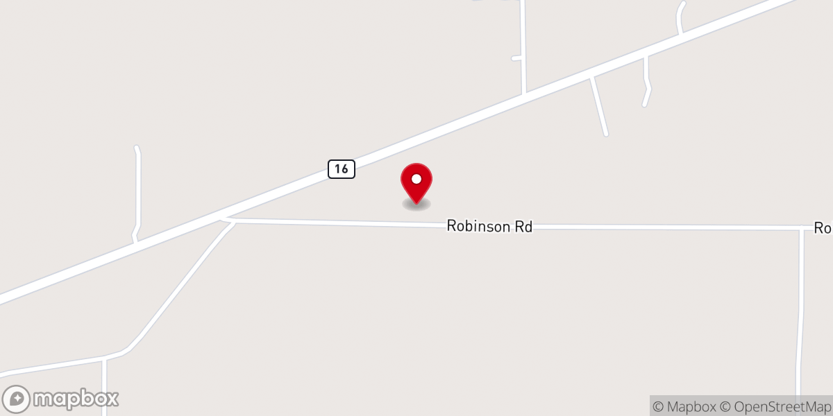 Map showing location of Mt Calvary Missionary Baptist