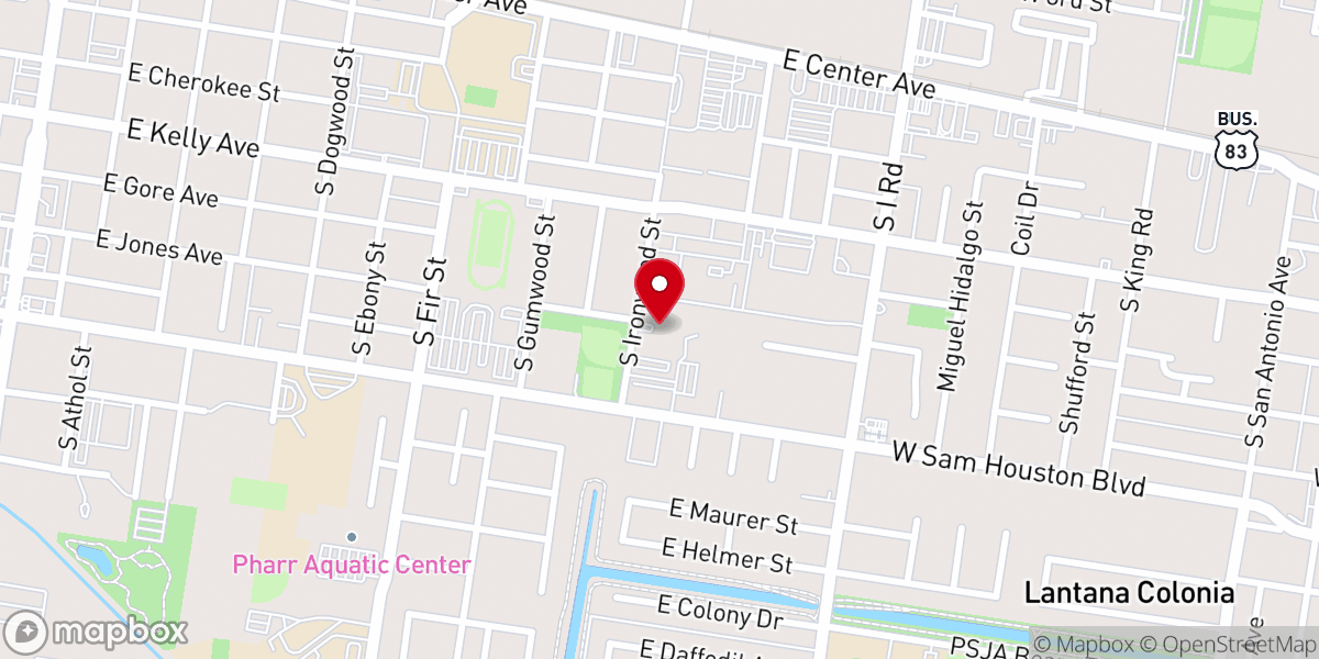 Map showing location of Saint Jude Thaddeus Catholic Church