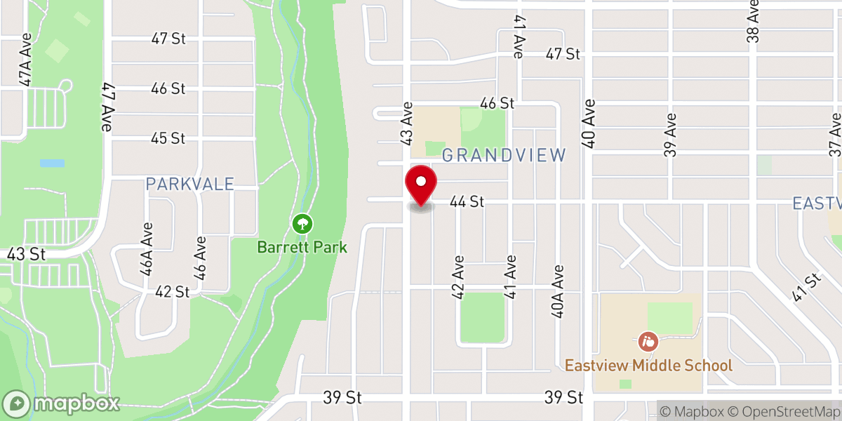 Map showing location of St Leonard's on The Hill Anglican Church