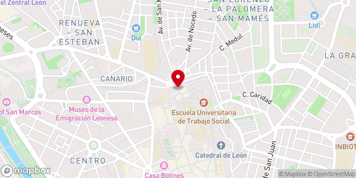 Map showing location of Arco de la Cárcel o de Puerta Castillo