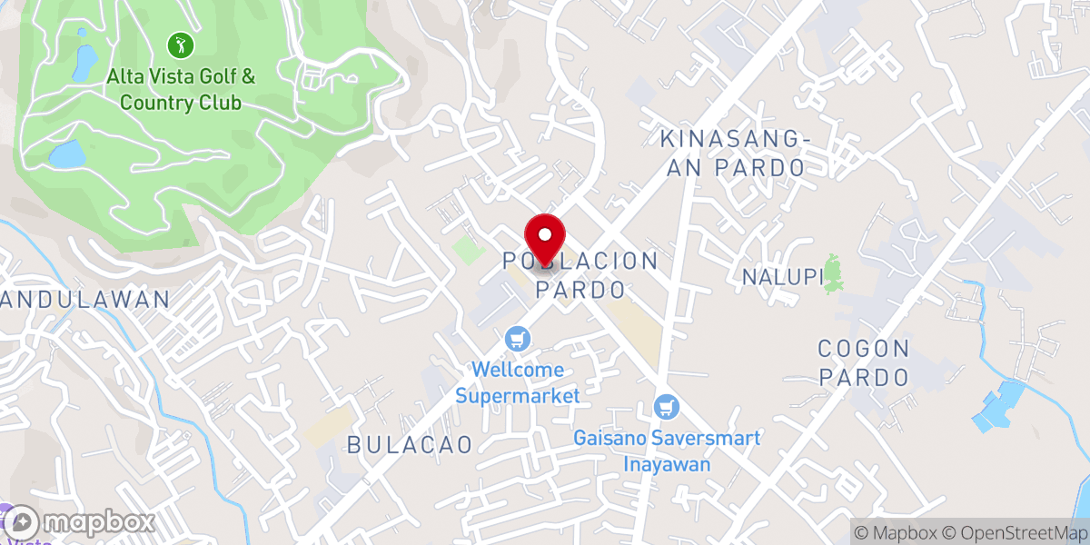Map showing location of Santo Tomas de Villanueva Parish