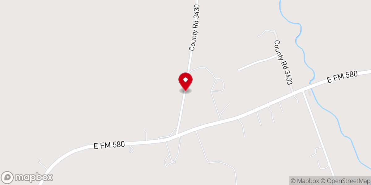 Map showing location of Lampasas Bible Church