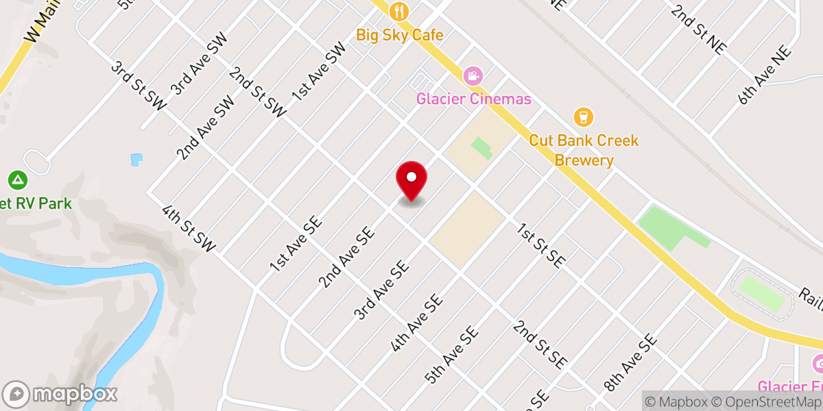Map showing location of St Margaret Catholic Church