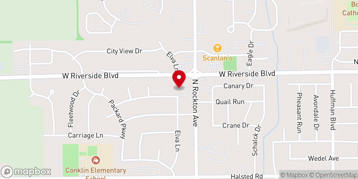 Map showing location of United Lutheran Church
