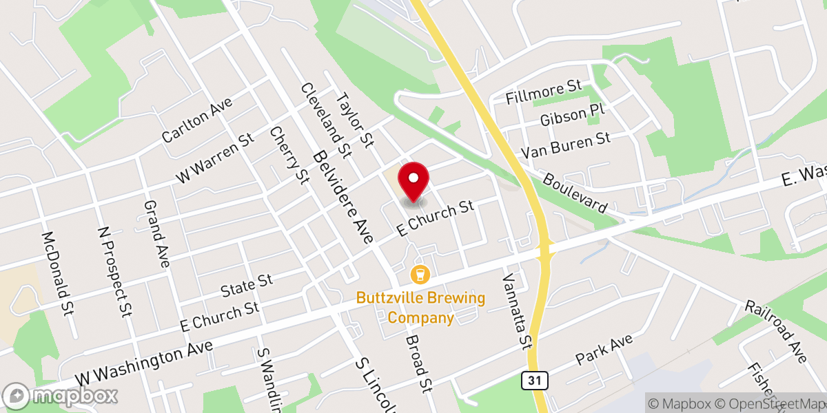 Map showing location of Washington Nursery School