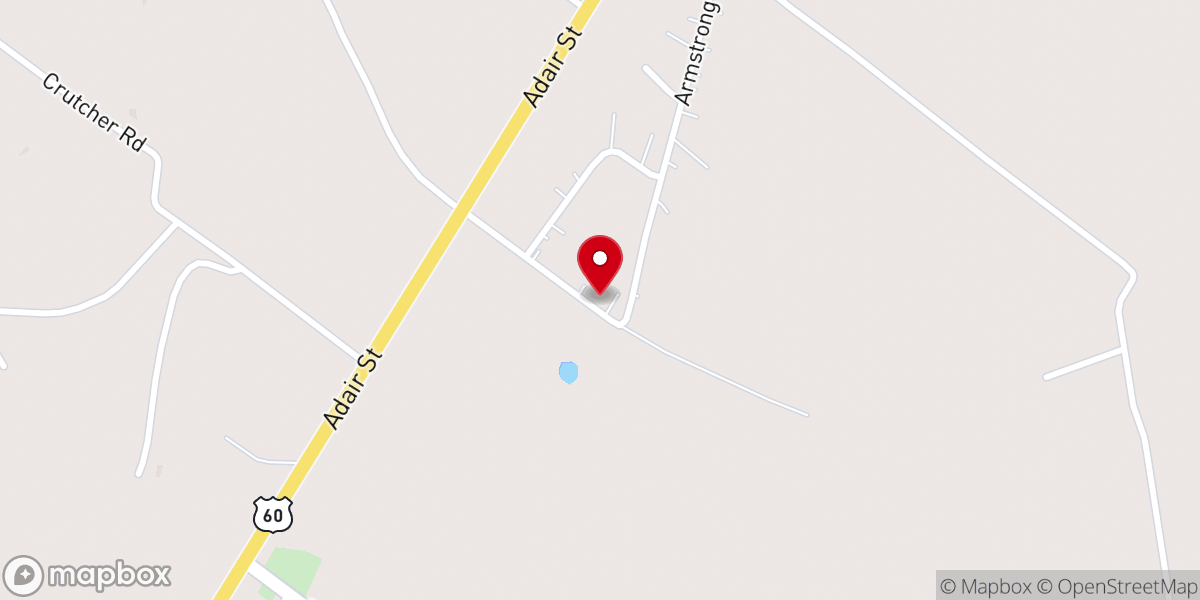Map showing location of Healing Word Ministry