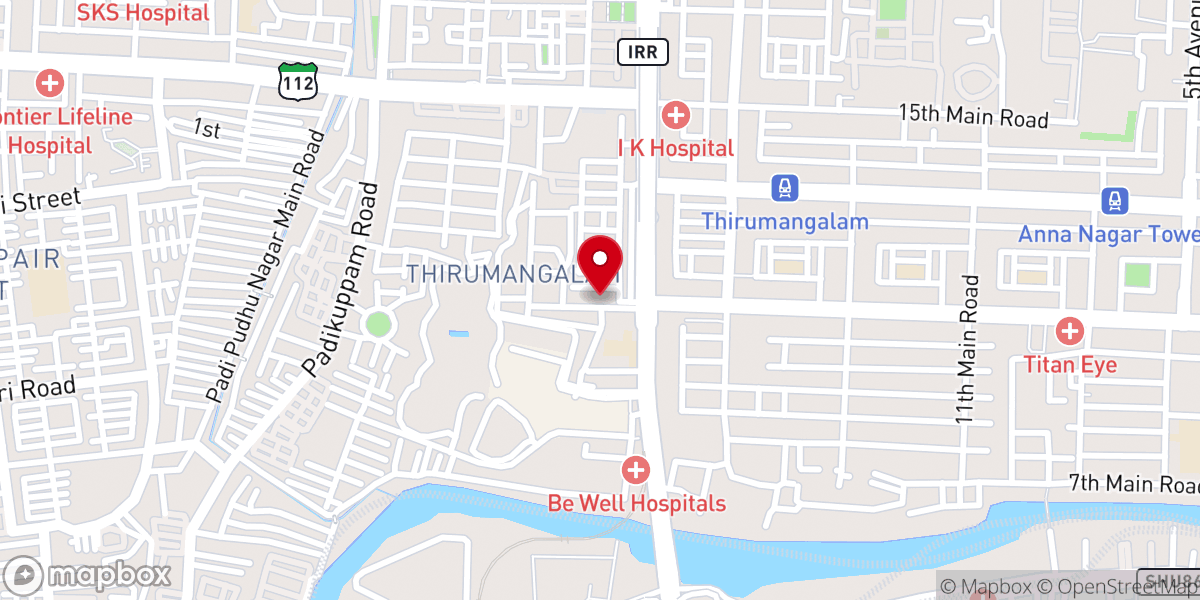 Map showing location of CJS REVIVAL CHURCH