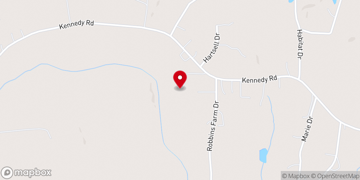 Map showing location of The Barn at Royal Gait