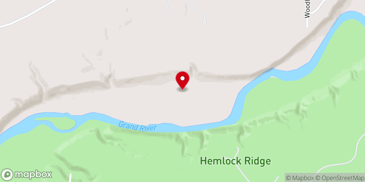 Map showing location of Temple of Pentecost