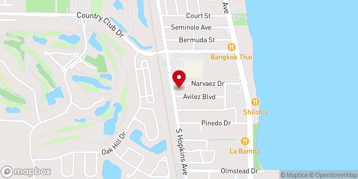 Map showing location of Antioch Christian Fellowship