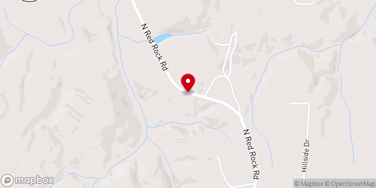 Map showing location of Deercourt Church