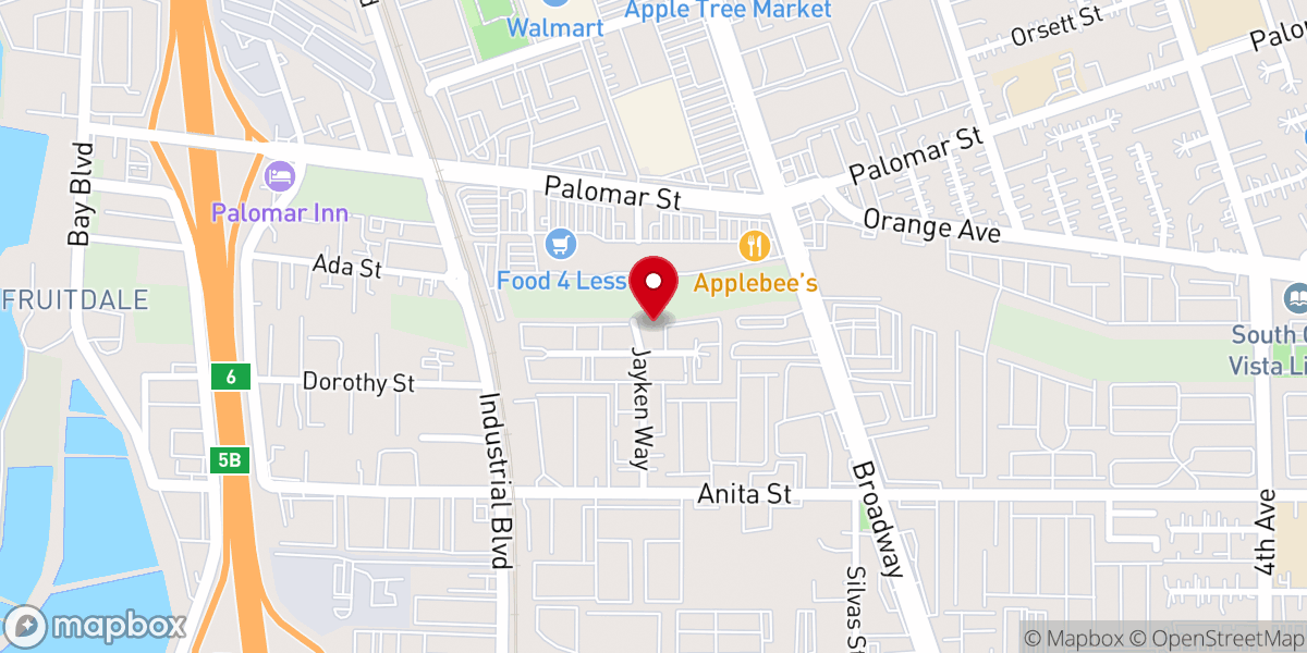 Map showing location of The Mission Church