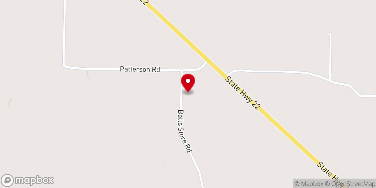 Map showing location of Bible Mission Church