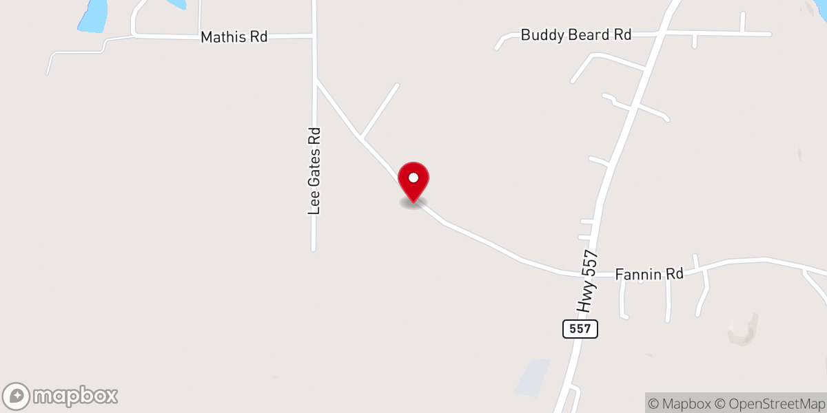 Map showing location of Mt Vernon Baptist Church