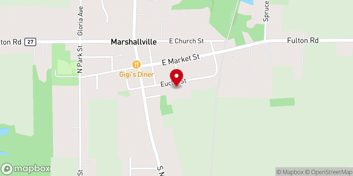 Map showing location of St Michael's UCC