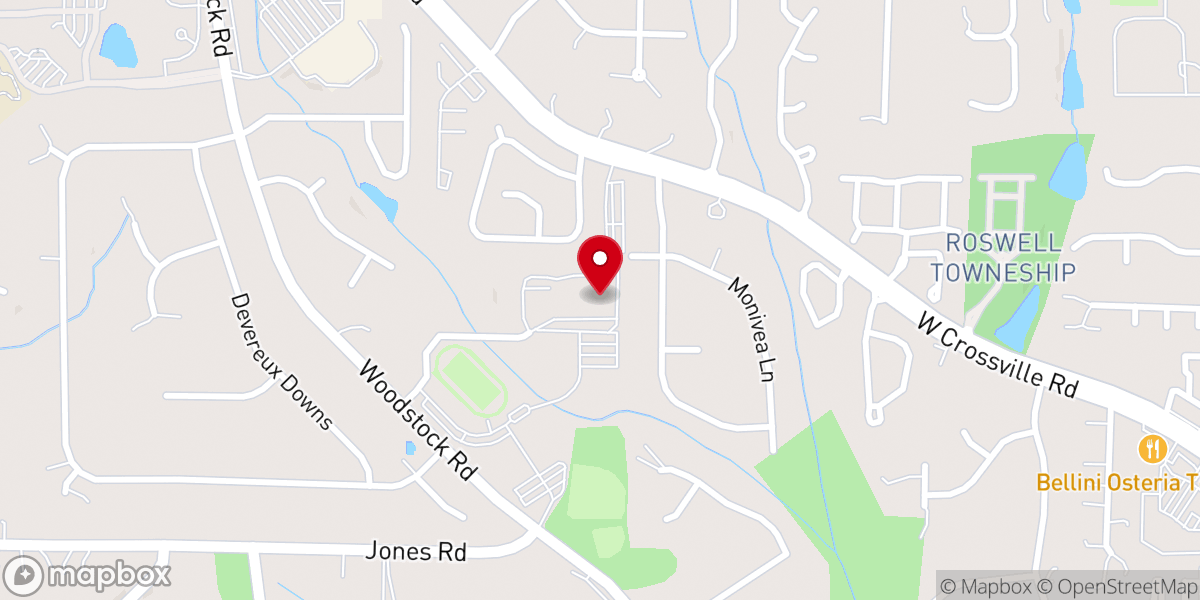 Map showing location of Fellowship Bible Church