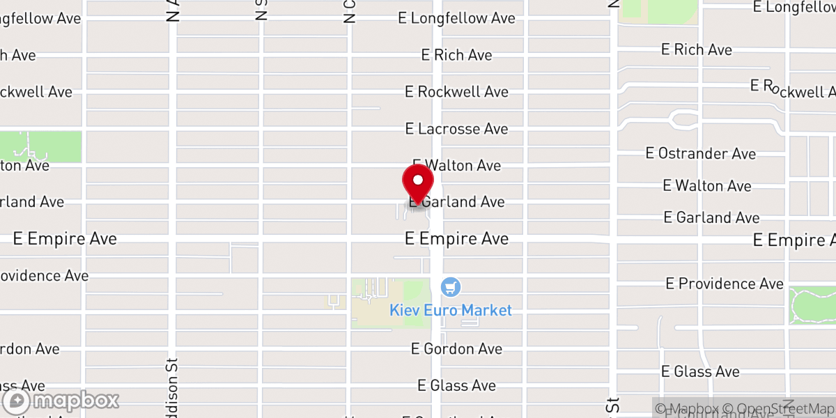 Map showing location of Living Hope Community Church