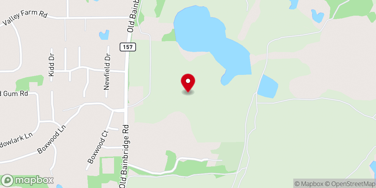 Map showing location of Friendship Church