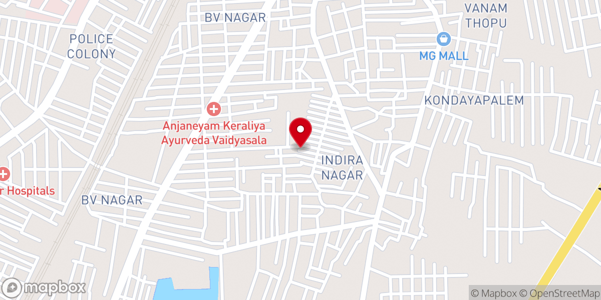 Map showing location of Messaih Prayer House
