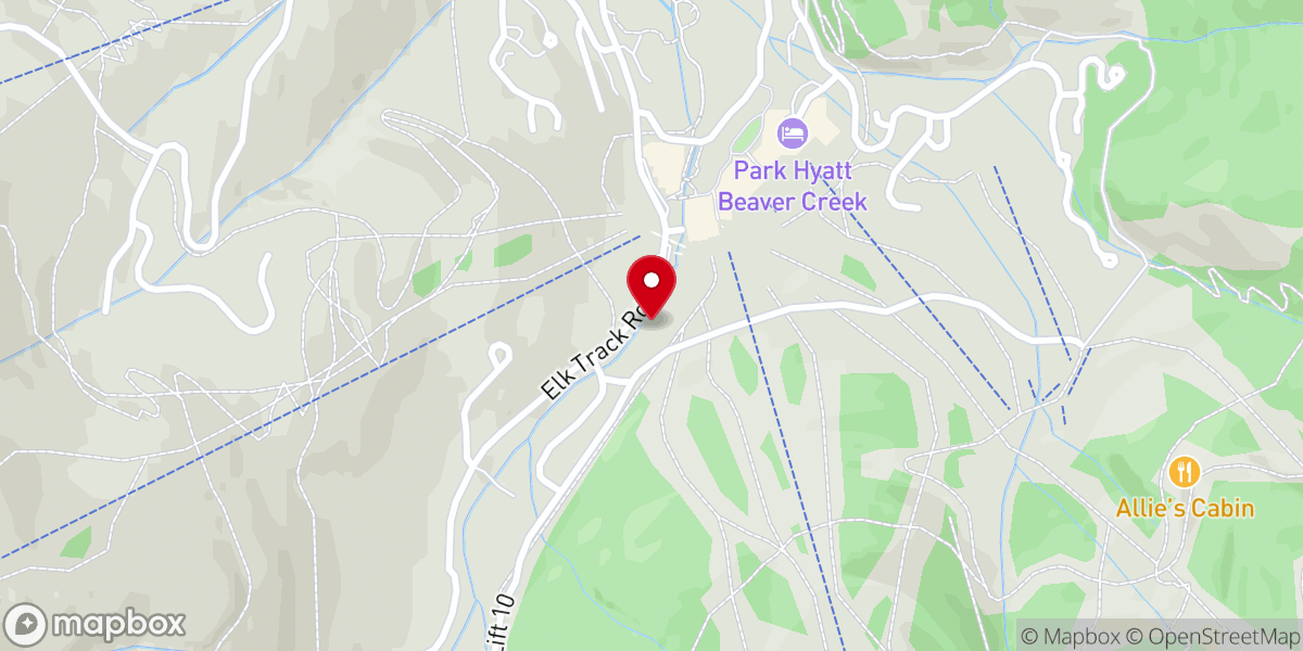 Map showing location of Beaver Creek Chapel Endowment Foundation