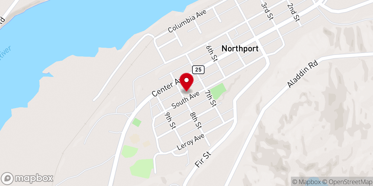 Map showing location of Pure Heart of Mary Catholic Church