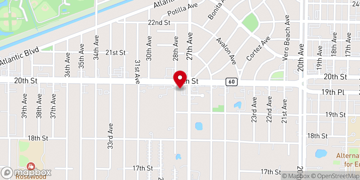 Map showing location of Discovery Church - Vero Beach