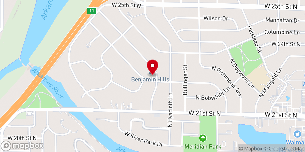 Map showing location of Campus Kids Ministries