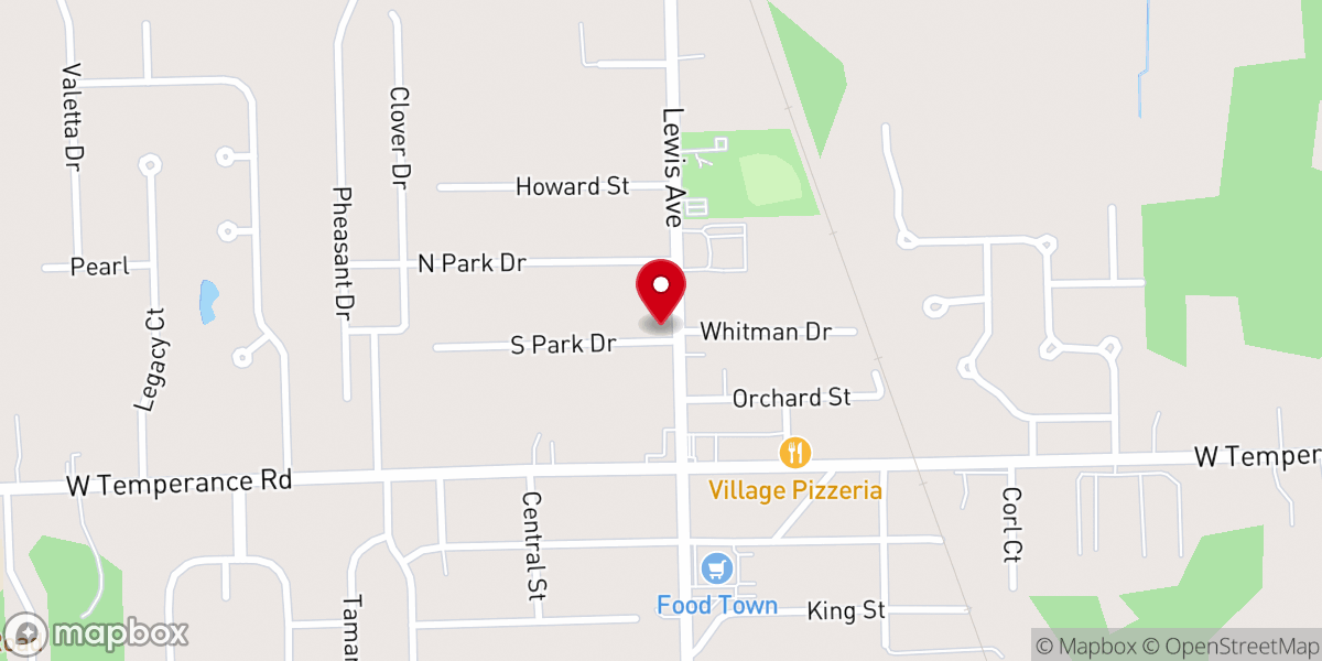 Map showing location of Church of God