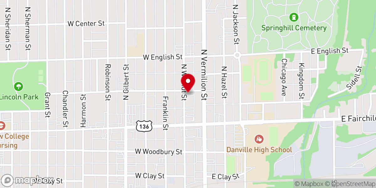 Map showing location of Anshe Genses Israel Congregation