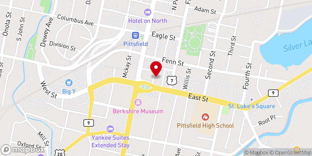 Map showing location of Saint Stephen's Parish - Food Distribution Center