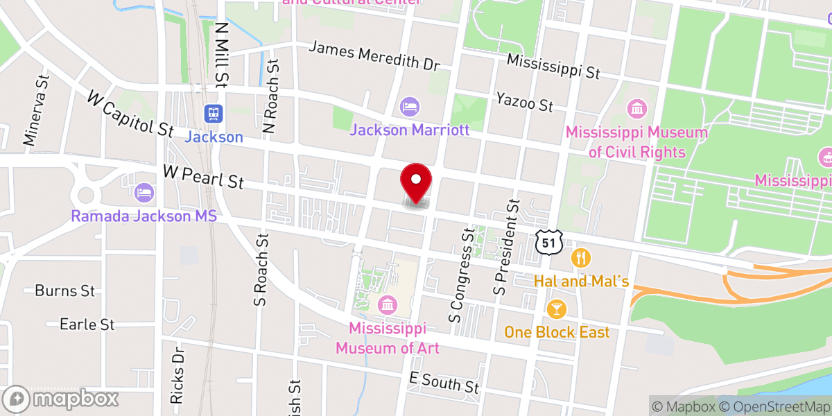 Map showing location of In Him Ministries