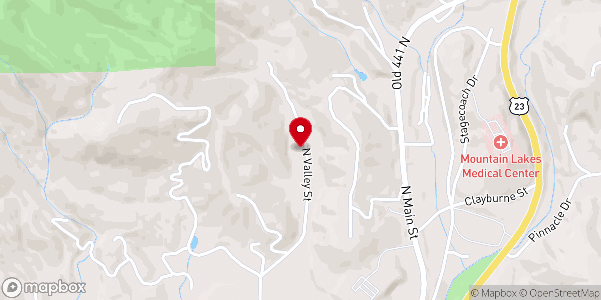 Map showing location of Black Rock Church